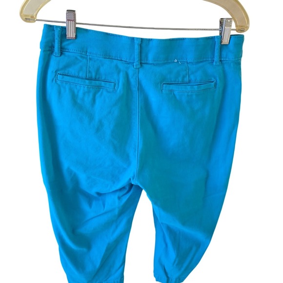 St Johns Bay Capri Pants Turquoise Women's Size 10 Cropped Casual Summer - Picture 3 of 4